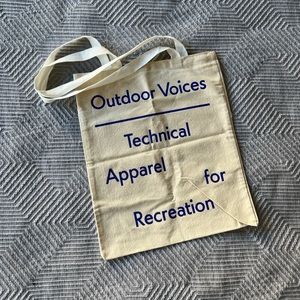 Outdoor Voices Canvas Tote
